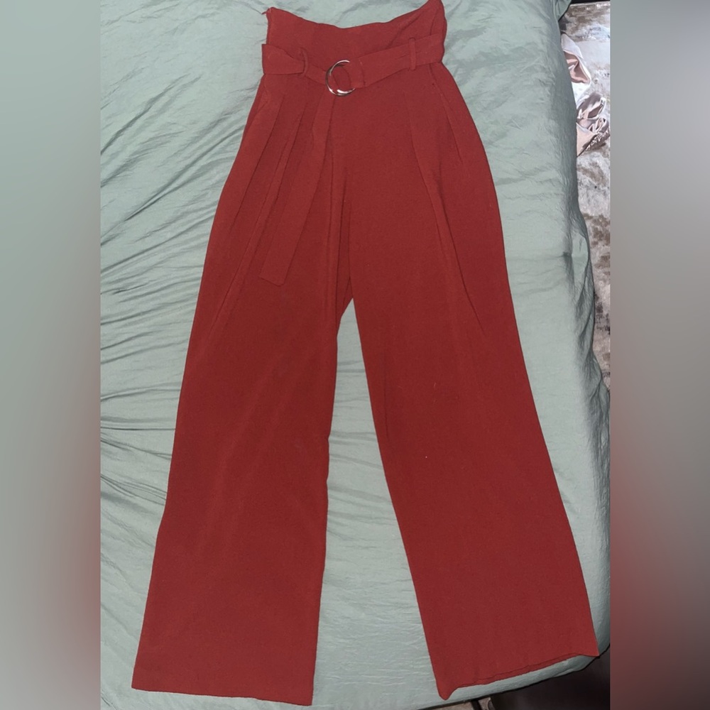 Women’s Gianna Woven Dress Pants in Rust